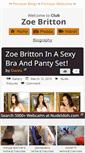 Mobile Screenshot of clubzoebritton.com